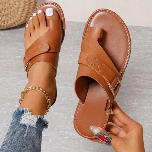 GR | Comfortable leather women's sandals 