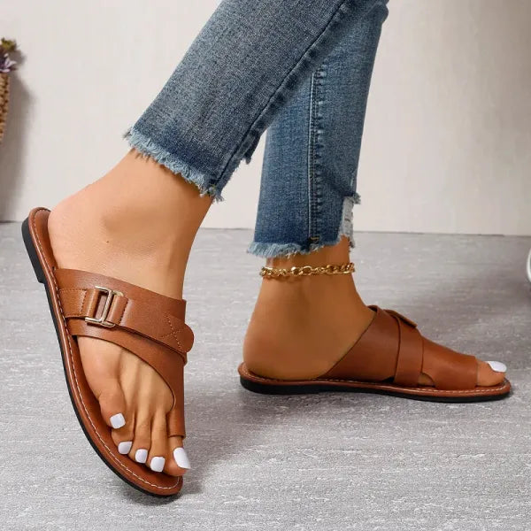 GR | Comfortable leather women's sandals 