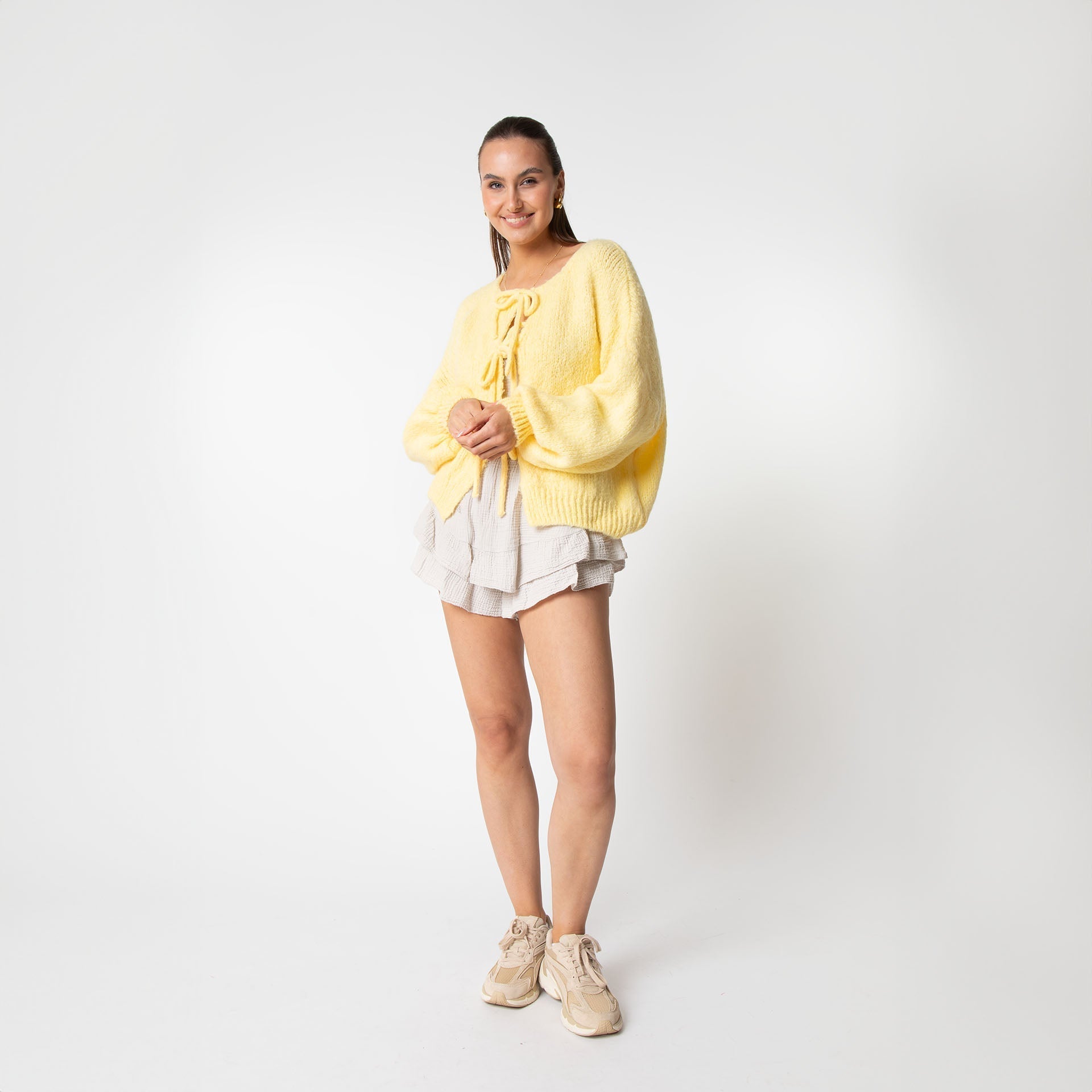GR | Cardigan with bows