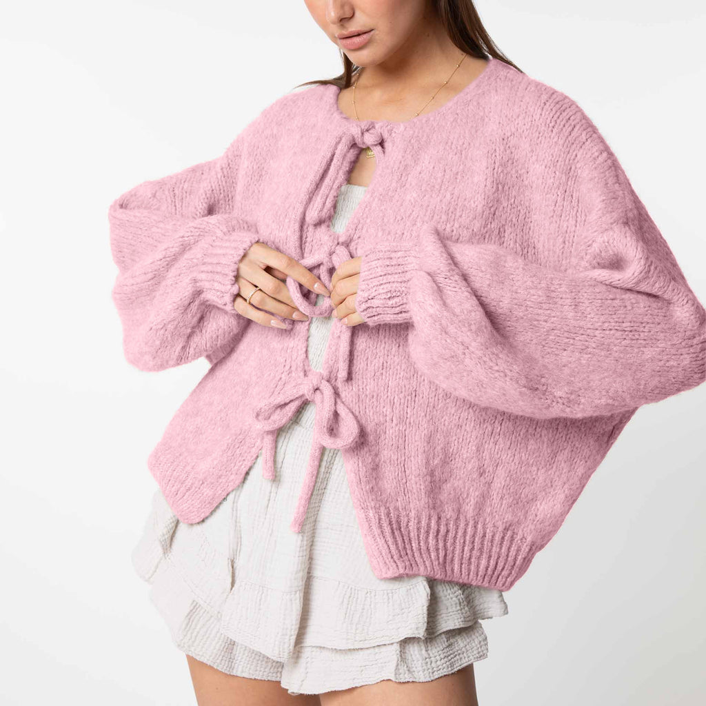 GR | Cardigan with bows