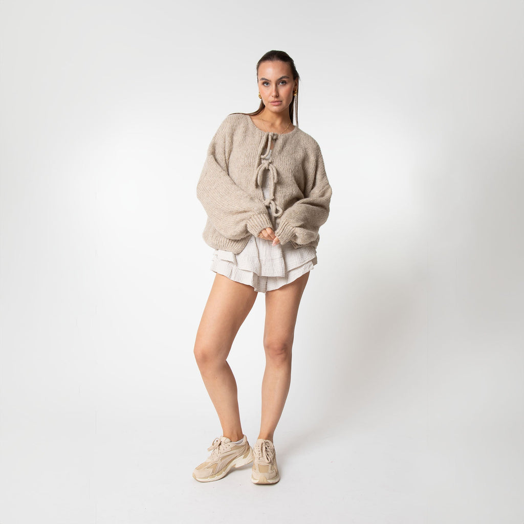 GR | Cardigan with bows