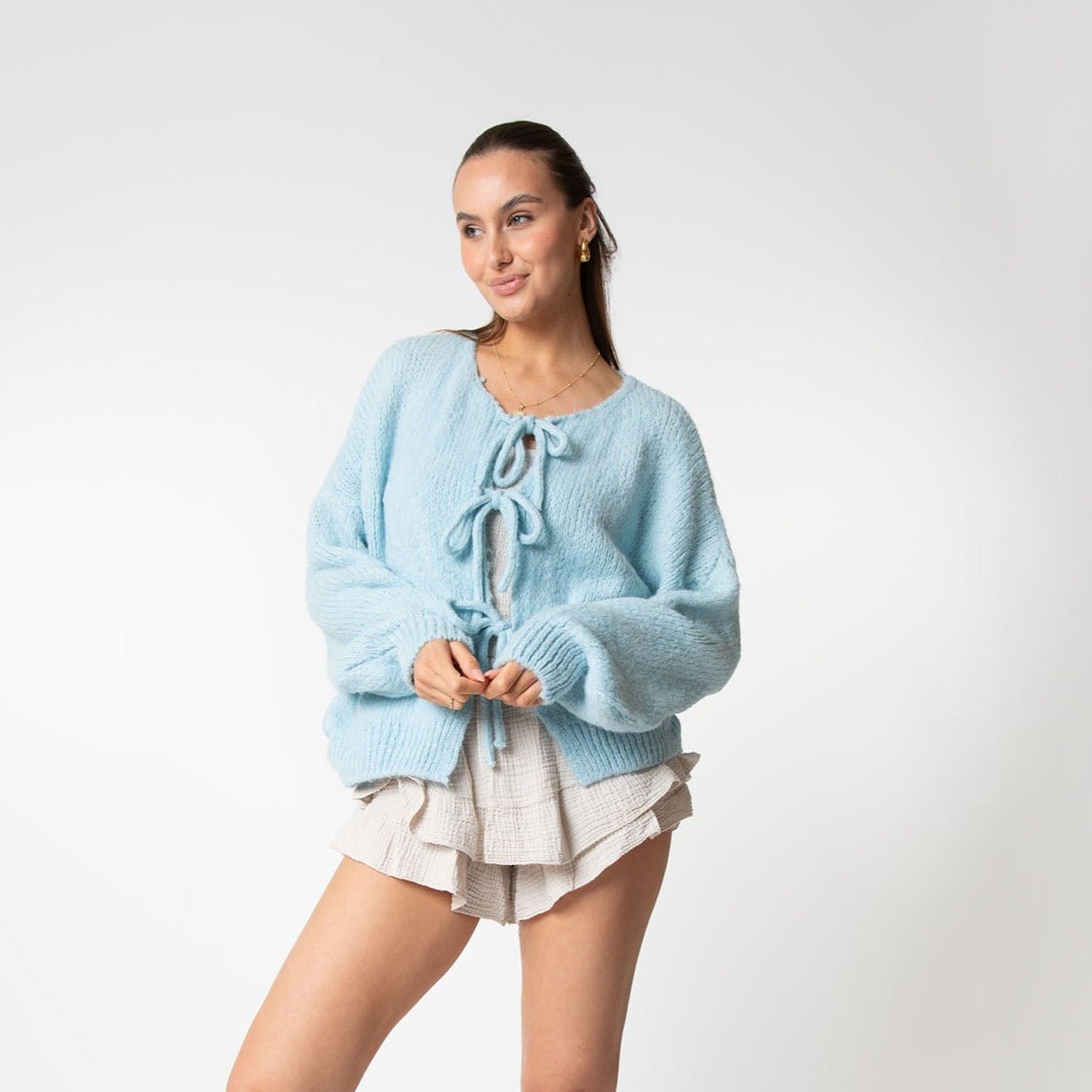 GR | Cardigan with bows