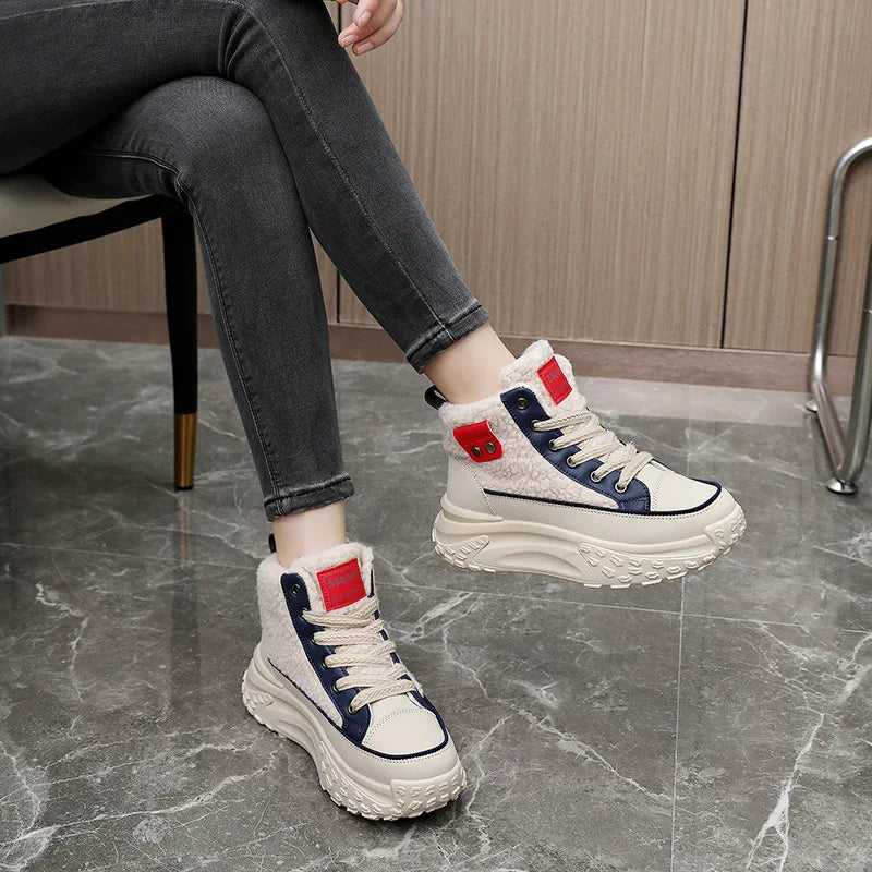 GR | Waterproof Plush Ankle Boots