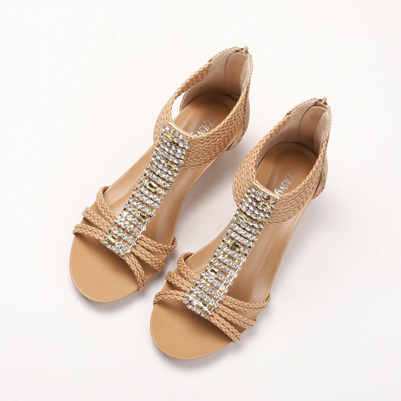 GR | Women's Boho Wedge Sandals