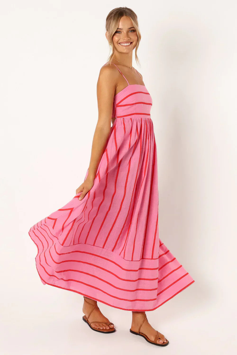 GR | Summer dress with open shoulders