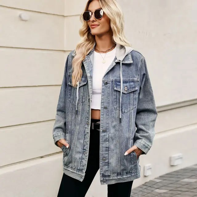 GR The vintage denim jacket under your coat