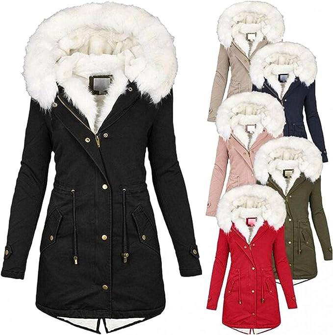 GR | Women's Winter Jacket with Fur Collar
