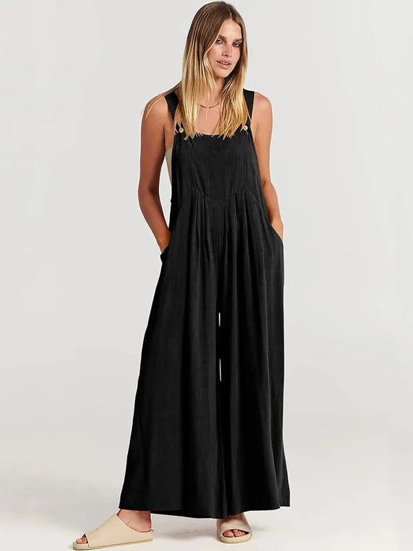 GR | BreezyChic Wide-cut Jumpsuit 