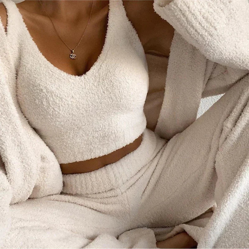 GR | Fluffy three-piece set
