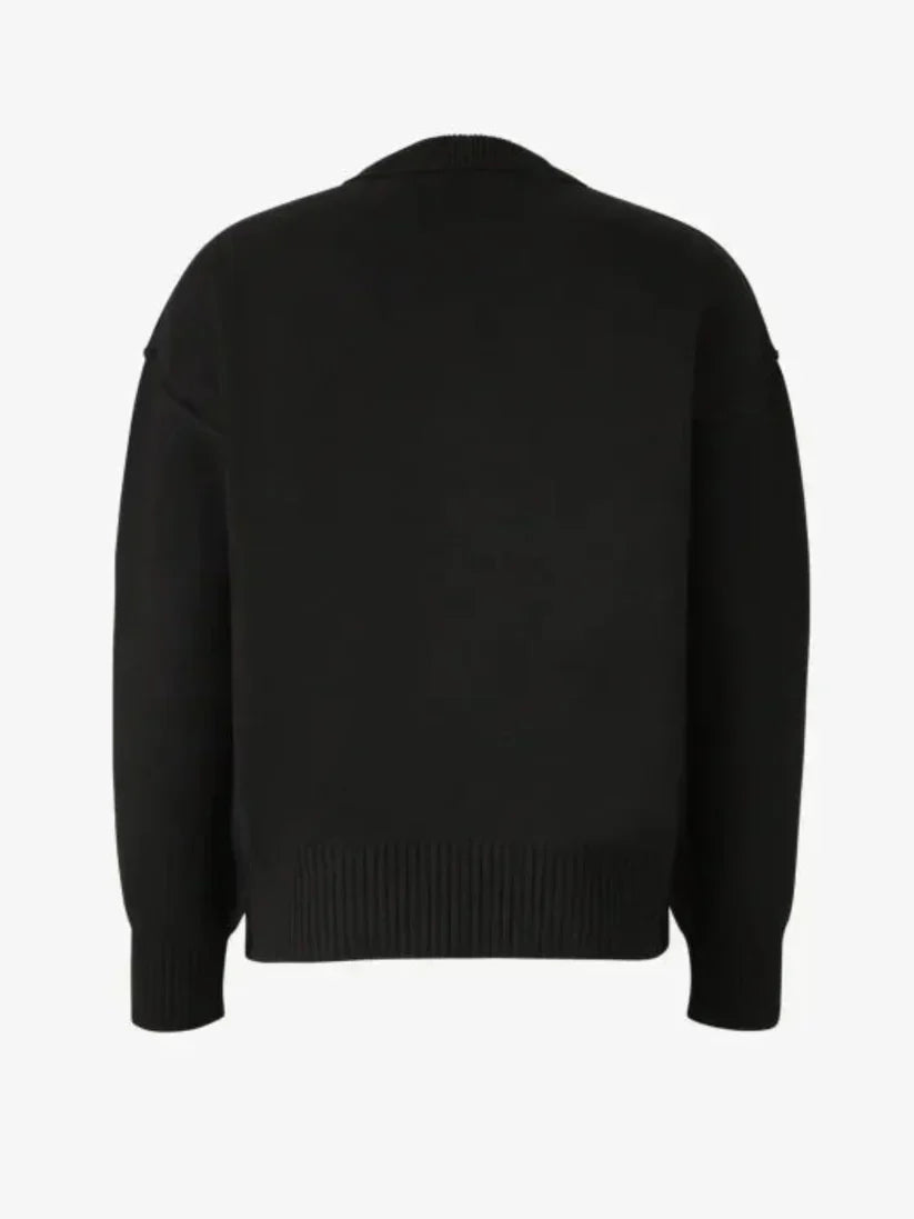 GR | Luxuriöser Rundhalsausschnitt Herzmuster Pullover mit Langen Ärmeln