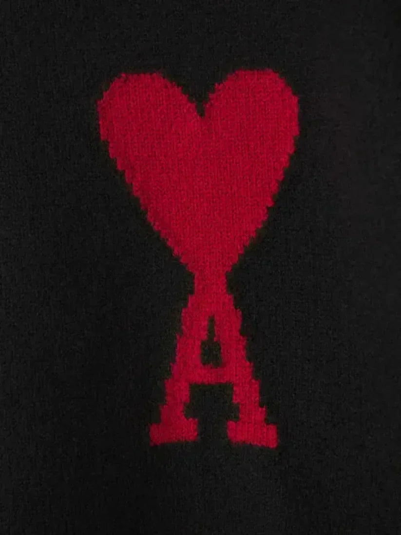 GR | Luxuriöser Rundhalsausschnitt Herzmuster Pullover mit Langen Ärmeln