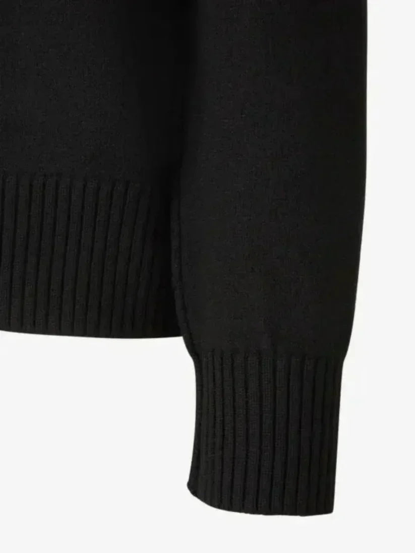 GR | Luxuriöser Rundhalsausschnitt Herzmuster Pullover mit Langen Ärmeln