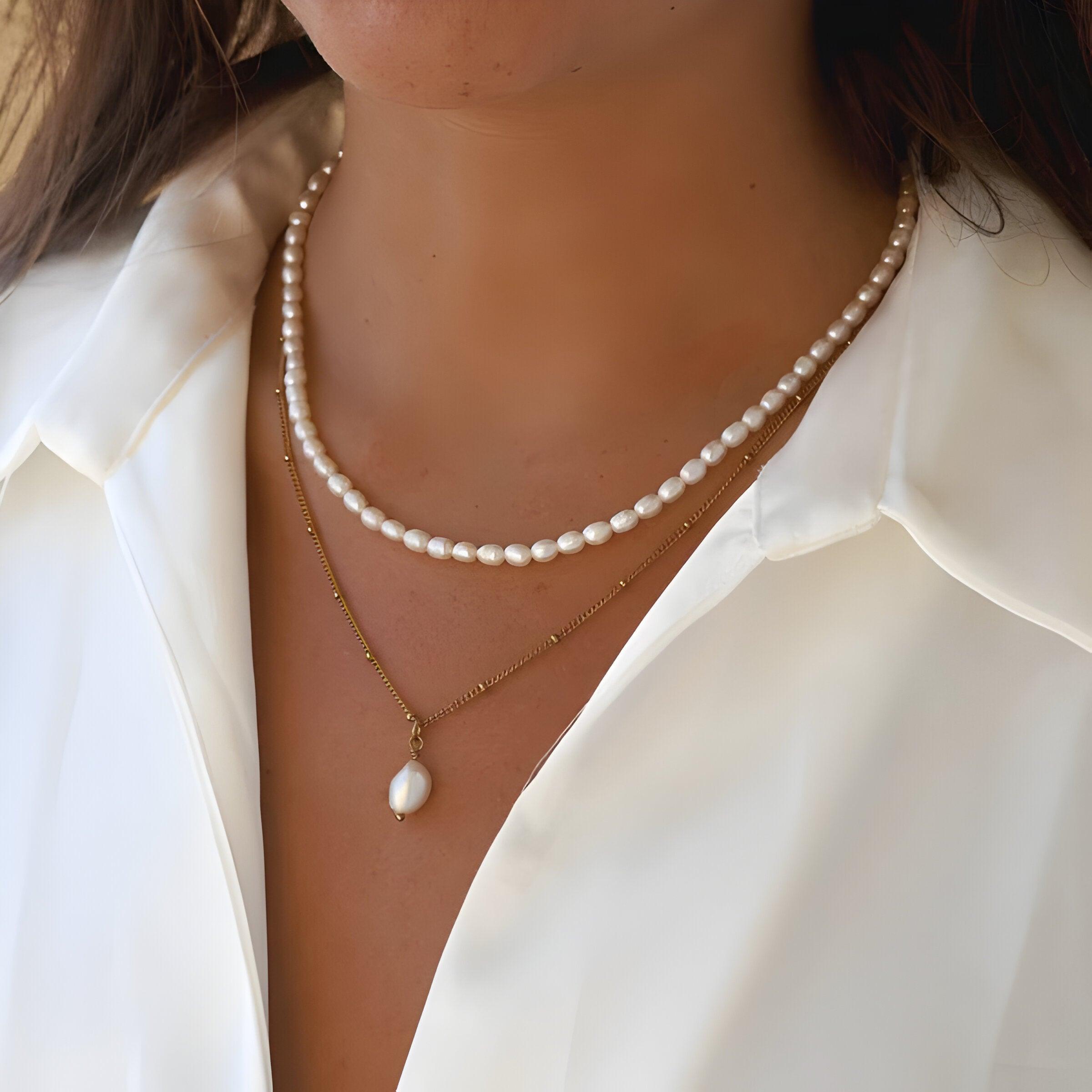 GR | Paradise Pearl Set Necklace with Elegant Shine for Women