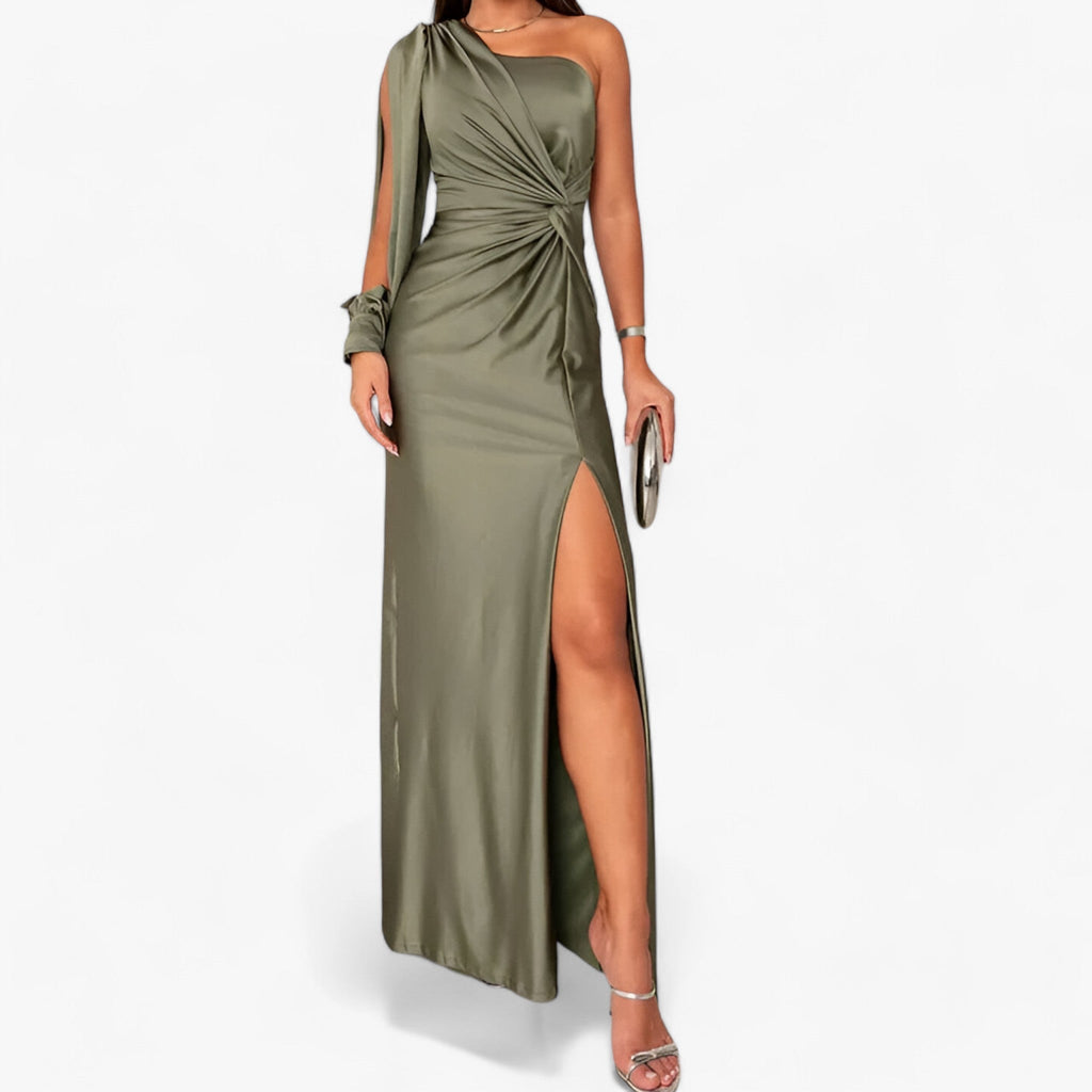 Évora | Satin Long Dress - Elegant and Comfortable