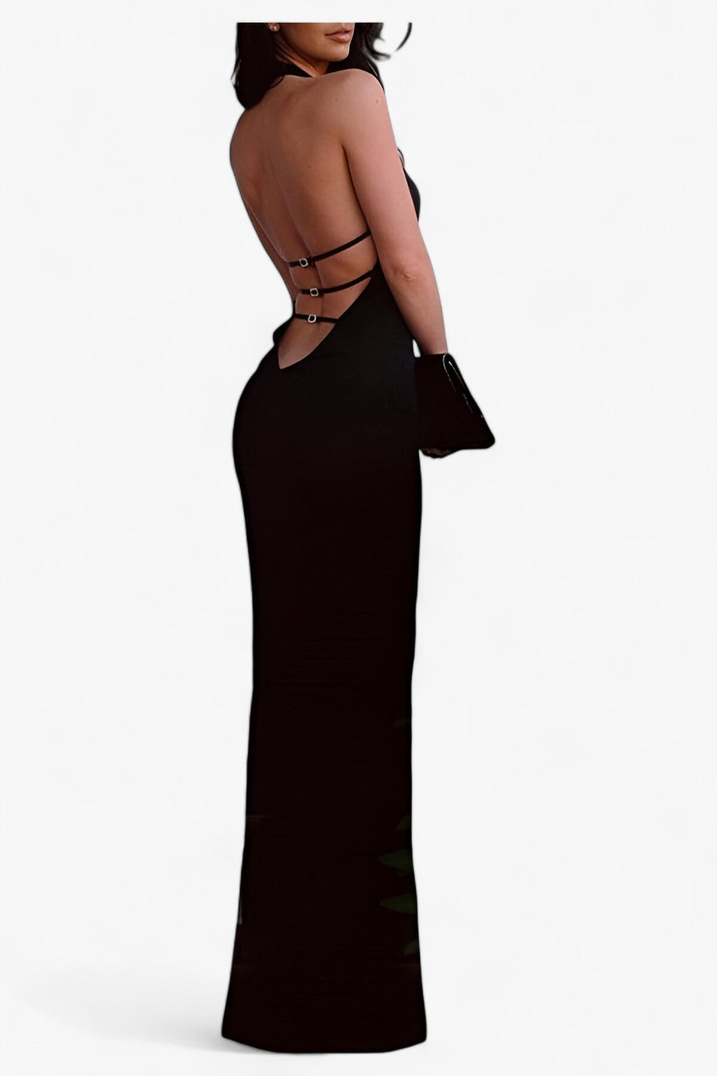 chic backless design