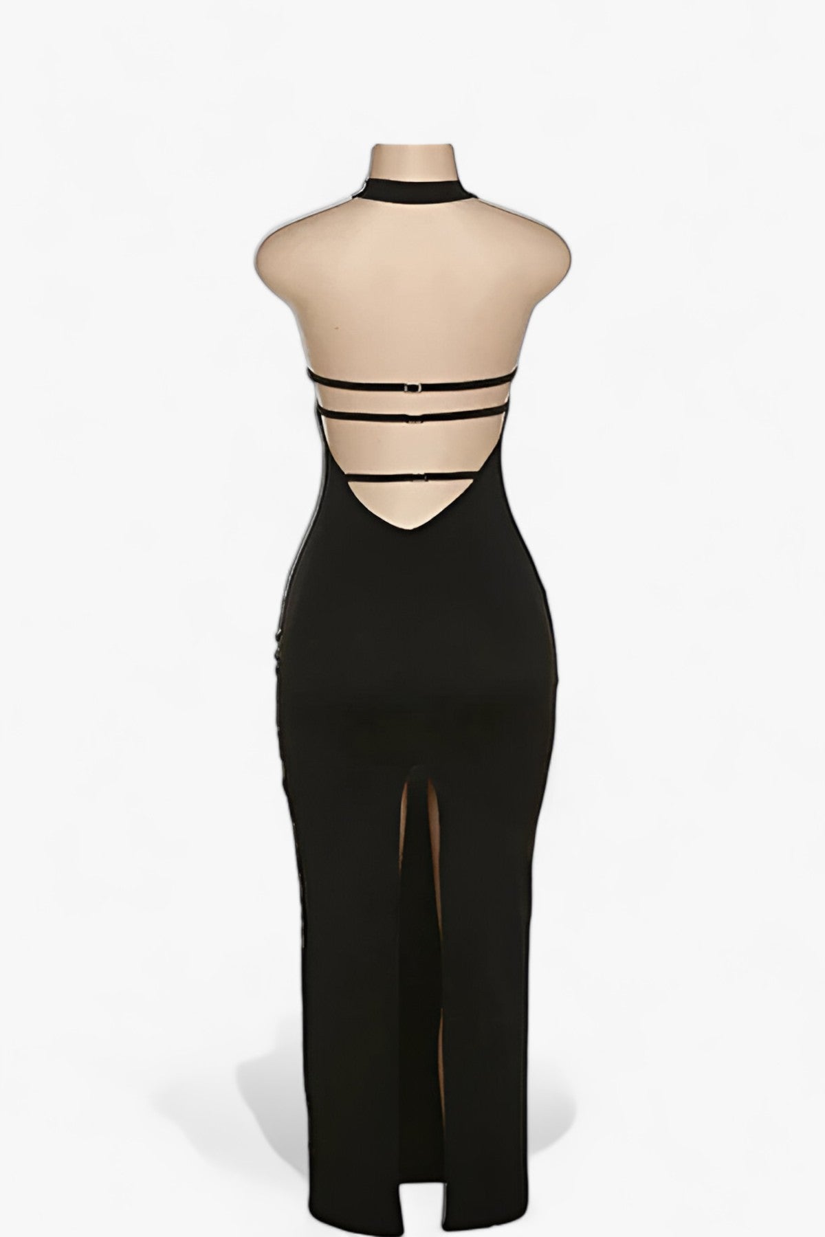 chic backless design