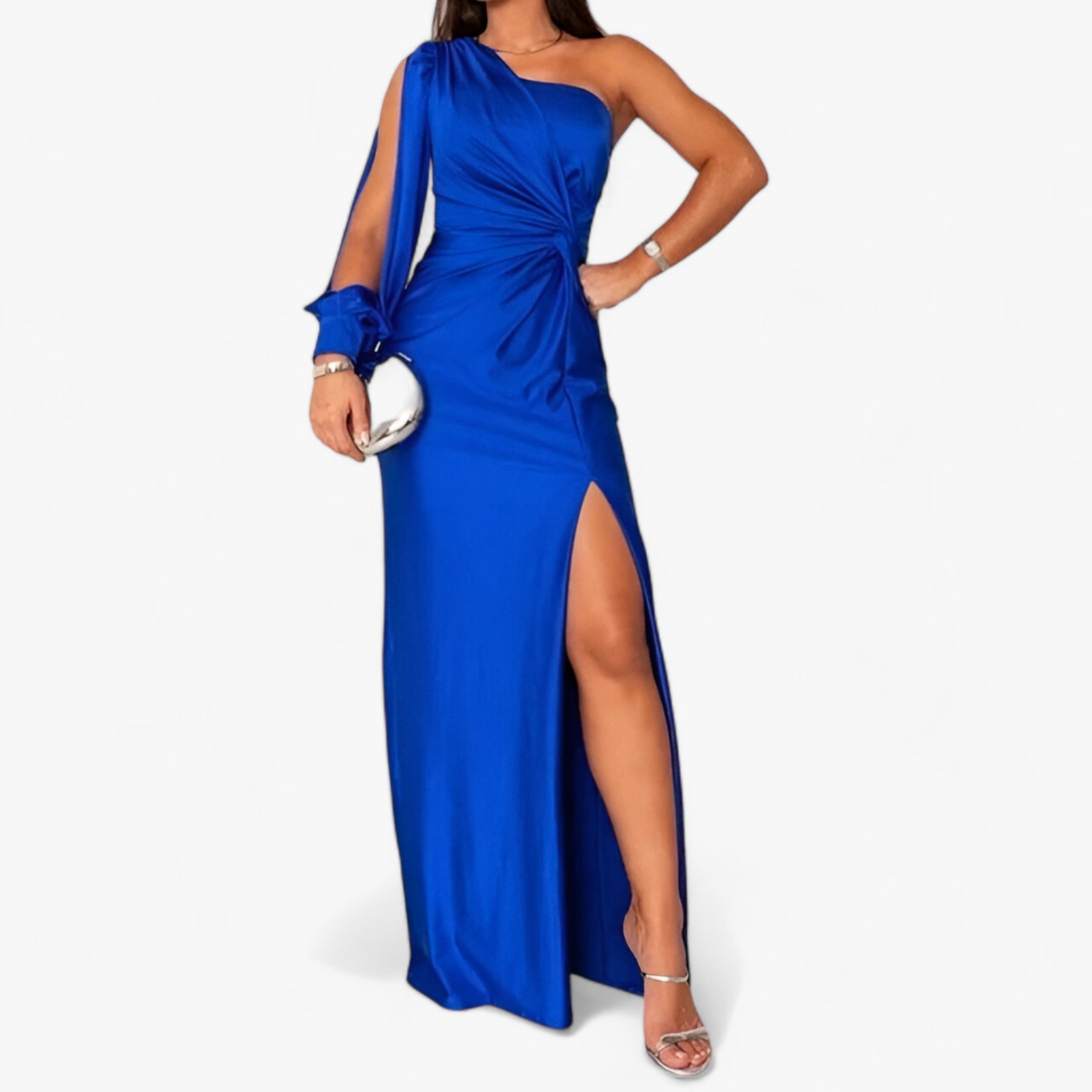 Évora | Satin Long Dress - Elegant and Comfortable