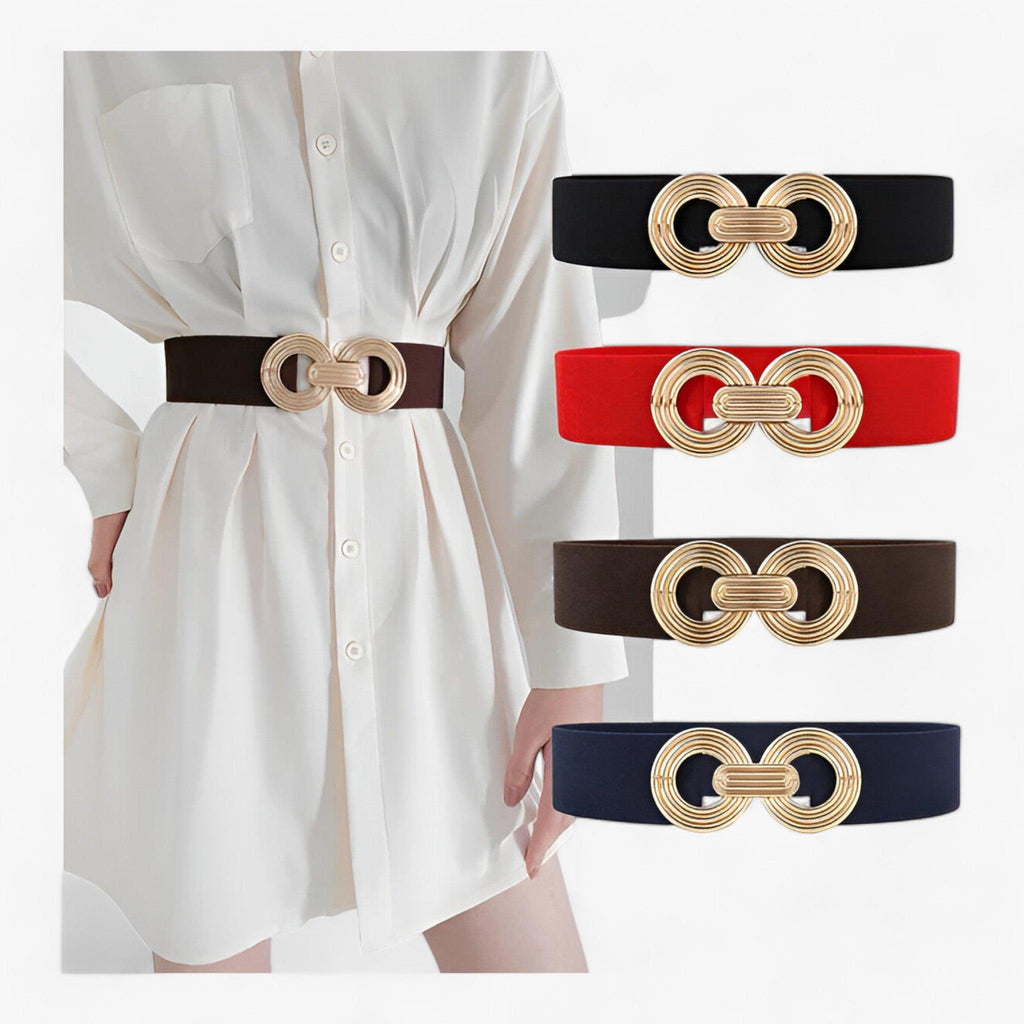 GR | Waist Belt with Round Buckle for Women
