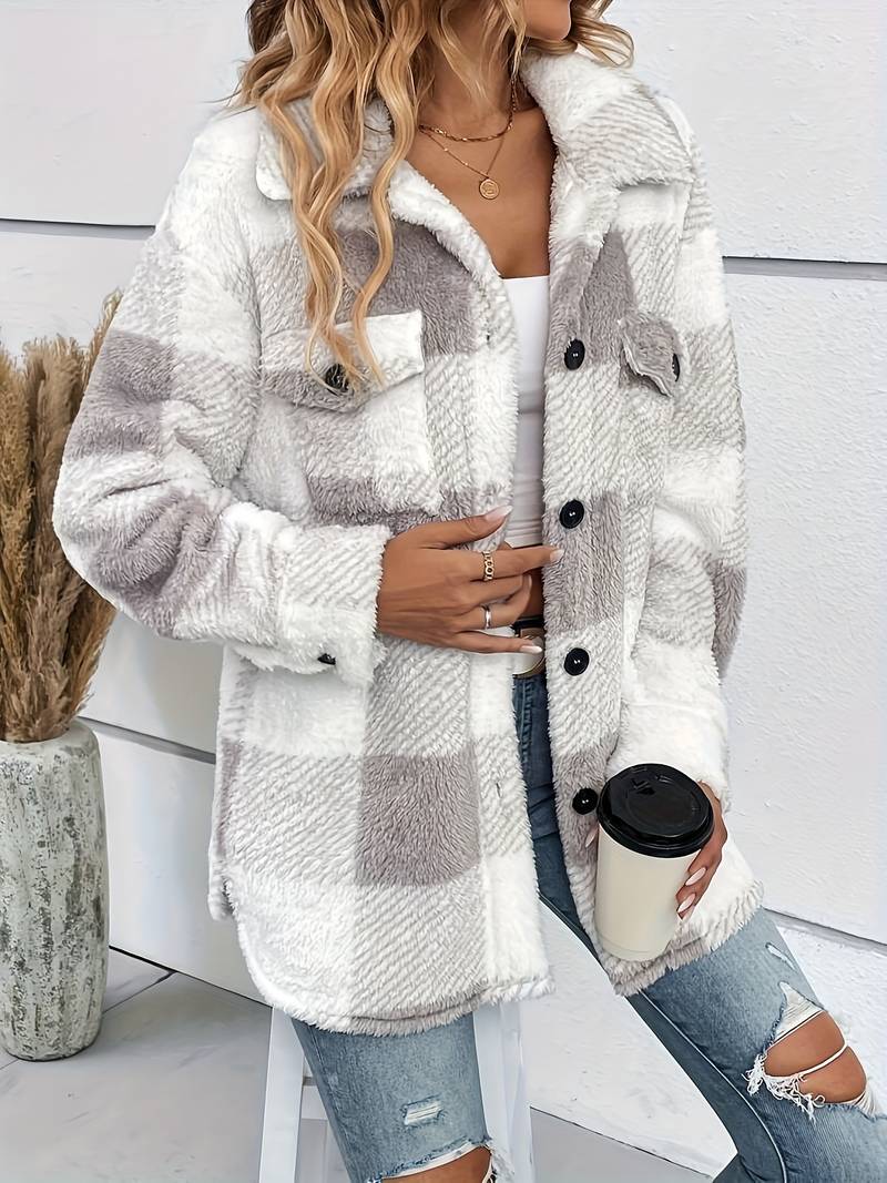 GR | Checkered Fleece Jacket