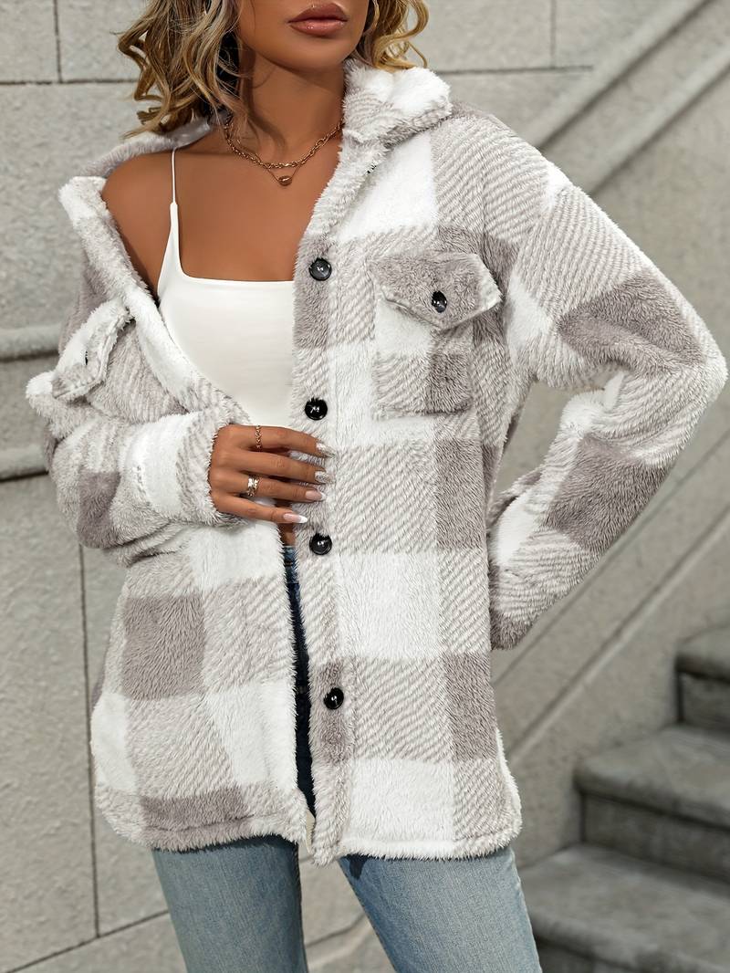 GR | Checkered Fleece Jacket