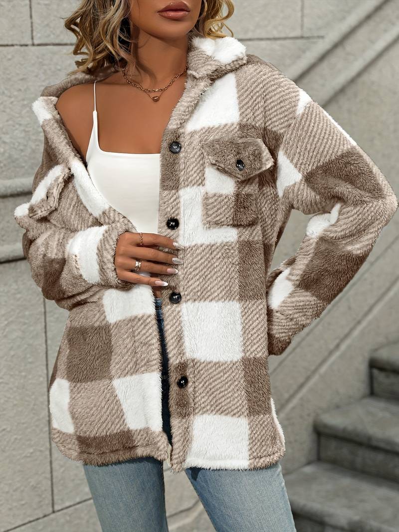 GR | Checkered Fleece Jacket