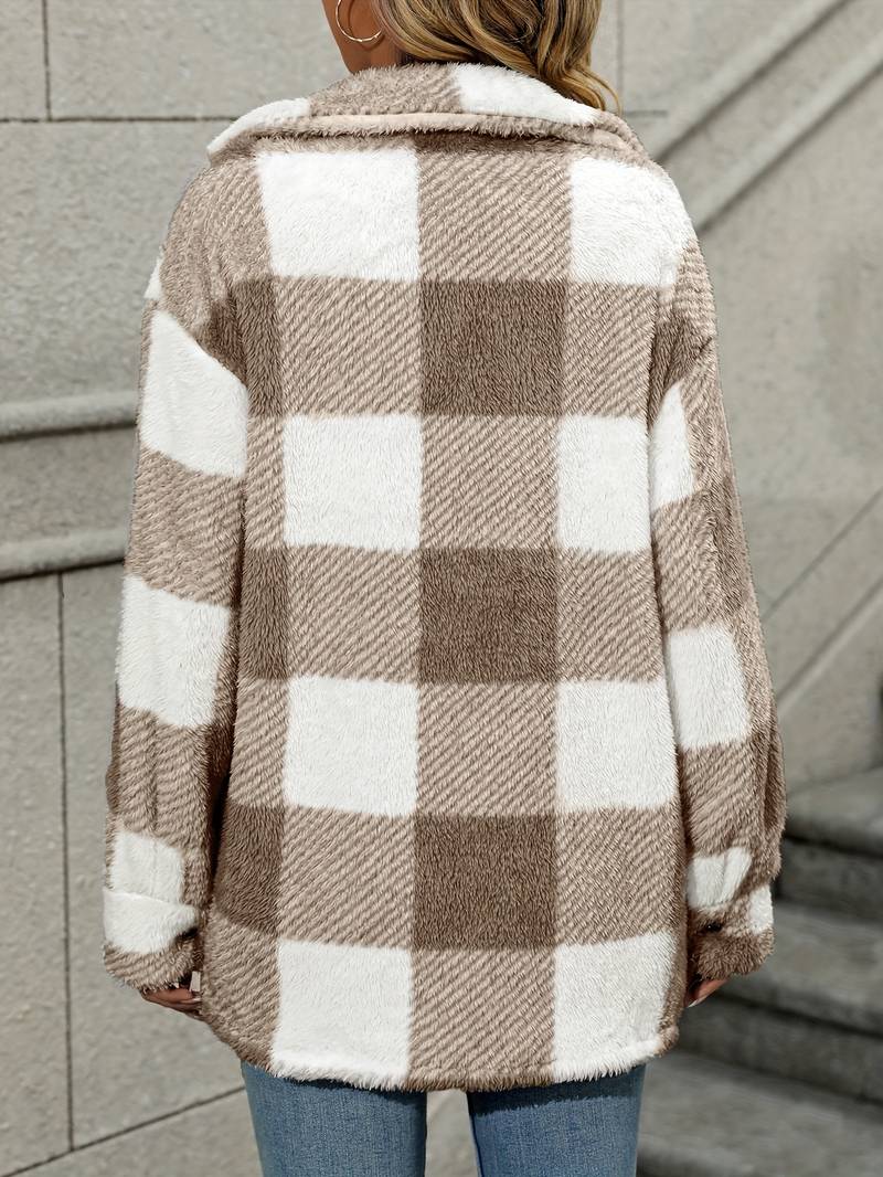 GR | Checkered Fleece Jacket