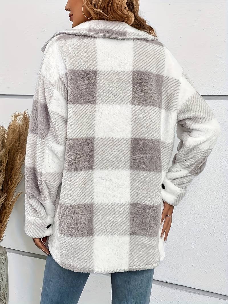 GR | Checkered Fleece Jacket