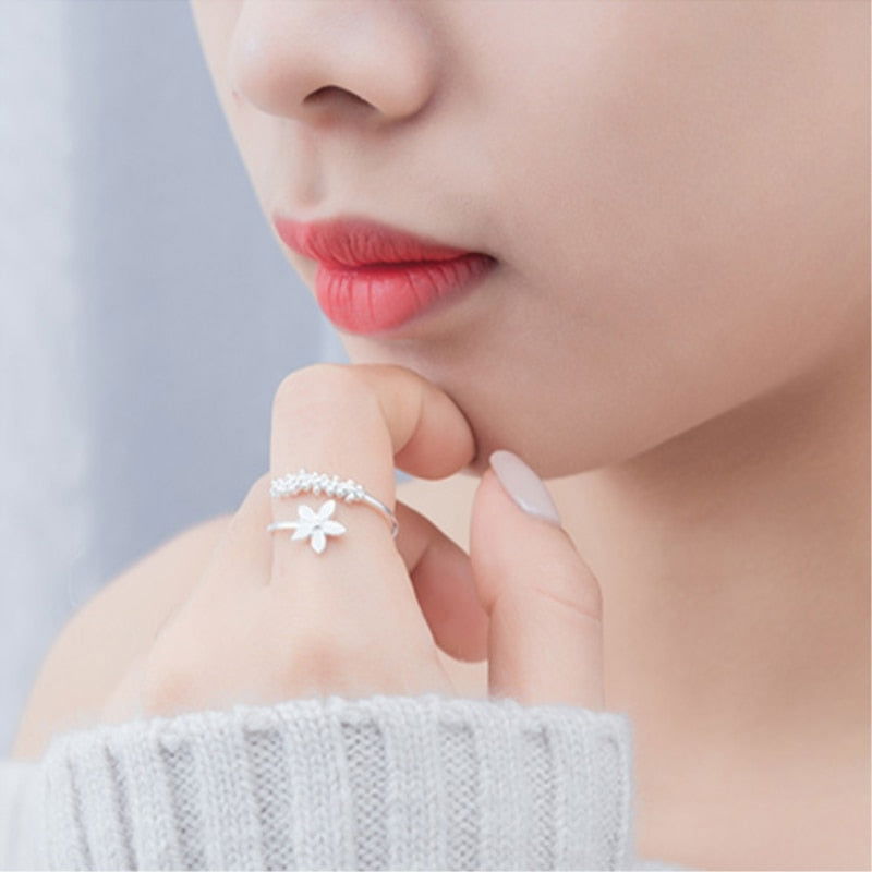 GR | Ring Flower Fresh - Silver