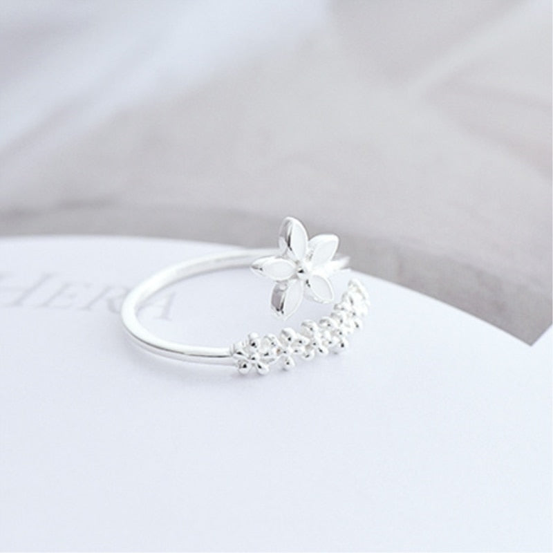 GR | Ring Flower Fresh - Silver