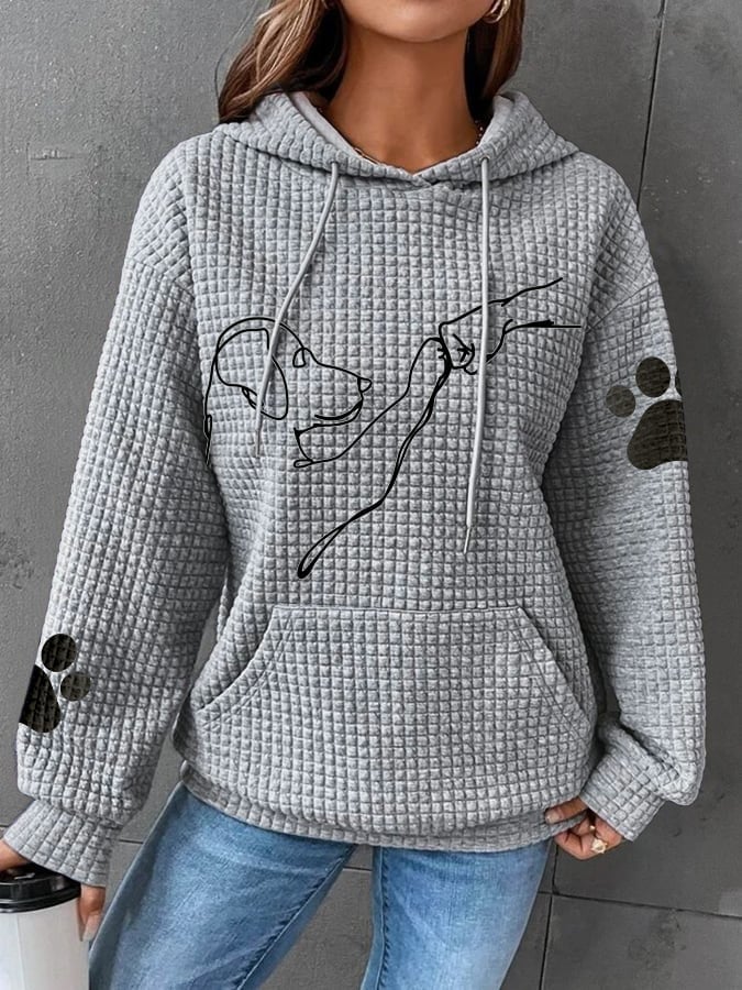 GR | Warme Strickjacke für Hundefans