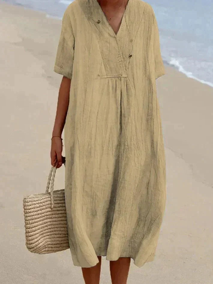 GR | Cotton Linen Summer Dress