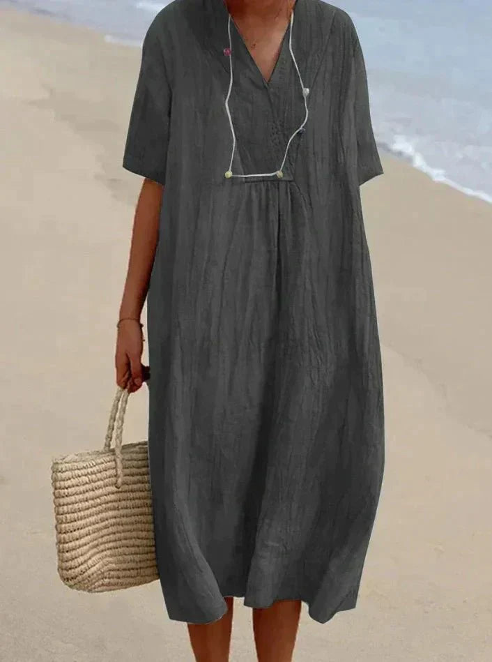 GR | Cotton Linen Summer Dress