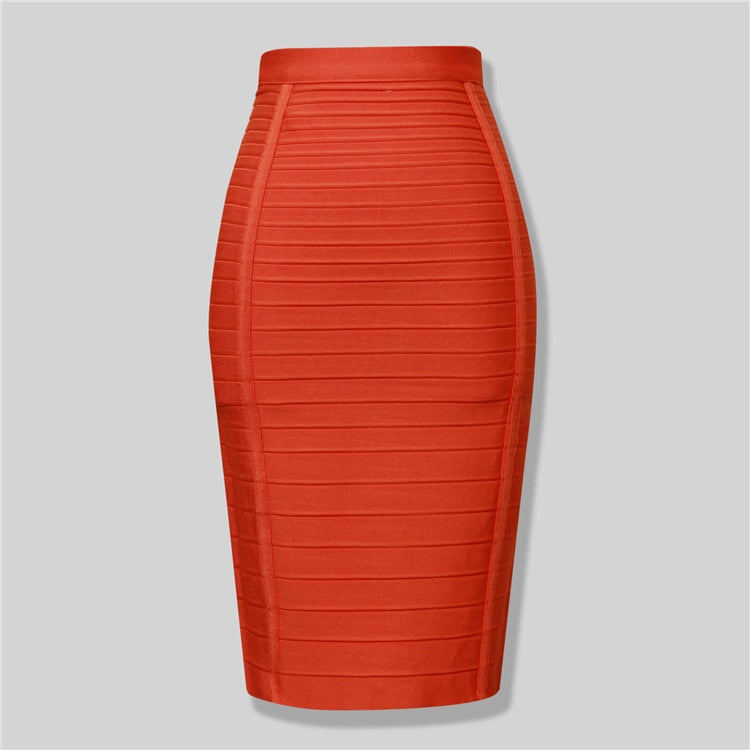 GR | Bodycon rayon bandage skirt