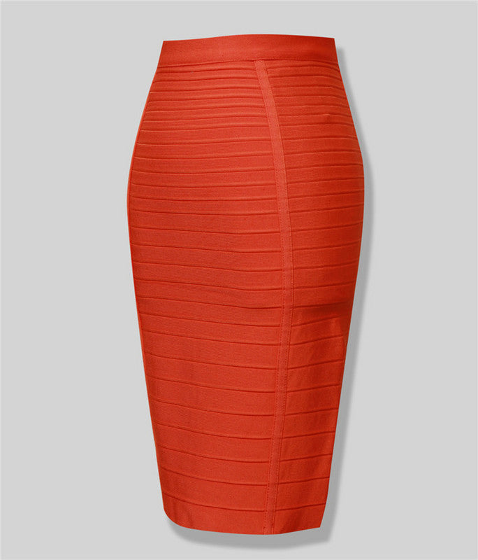 GR | Bodycon rayon bandage skirt
