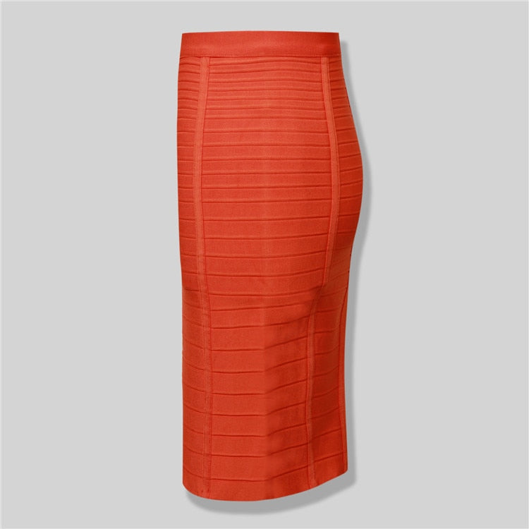 GR | Bodycon rayon bandage skirt