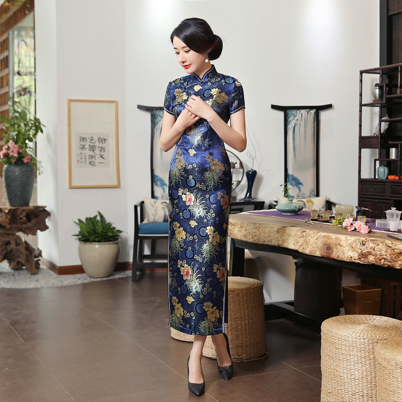 GR | Green Rayon Cheongsam Chinese Classical