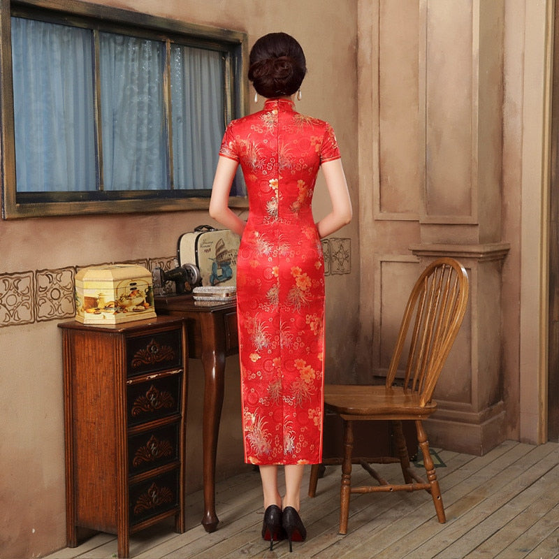 GR | Green Rayon Cheongsam Chinese Classical
