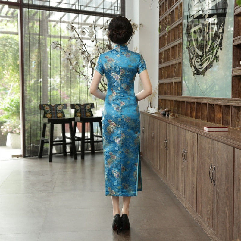 GR | Green Rayon Cheongsam Chinese Classical