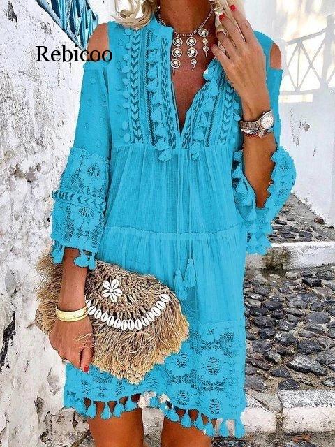 GR | Boho Chic Lace Dress 