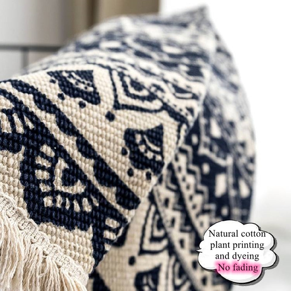 GR | Boho style tassel beach rug