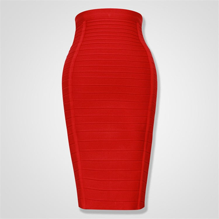 GR | Bodycon rayon bandage skirt
