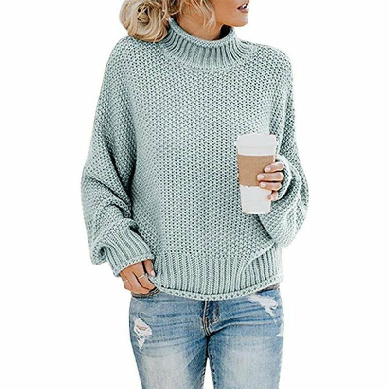 GR | Vintage Lässig Gestrickter Pullover