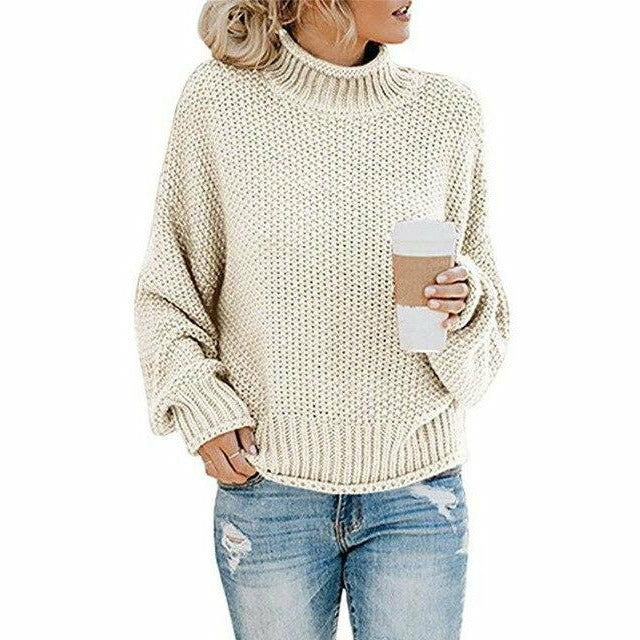 GR | Vintage Lässig Gestrickter Pullover