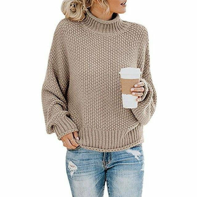 GR | Vintage Lässig Gestrickter Pullover