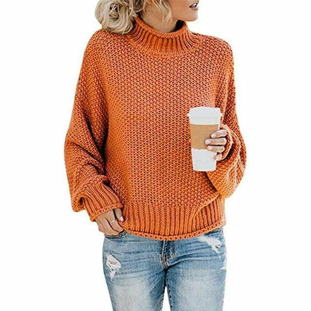 GR | Vintage Lässig Gestrickter Pullover