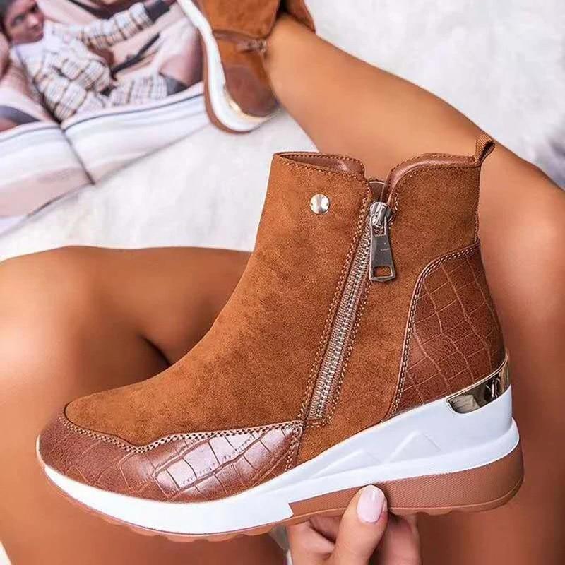 GR | High-top platform ankle boots