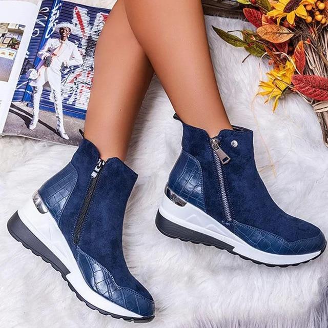 GR | High-top platform ankle boots