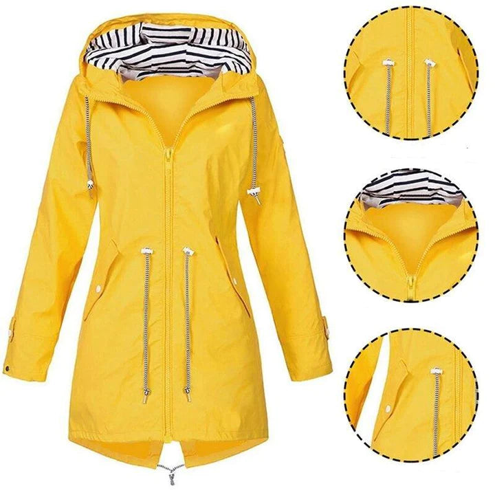 GR | Windproof rain jacket for women