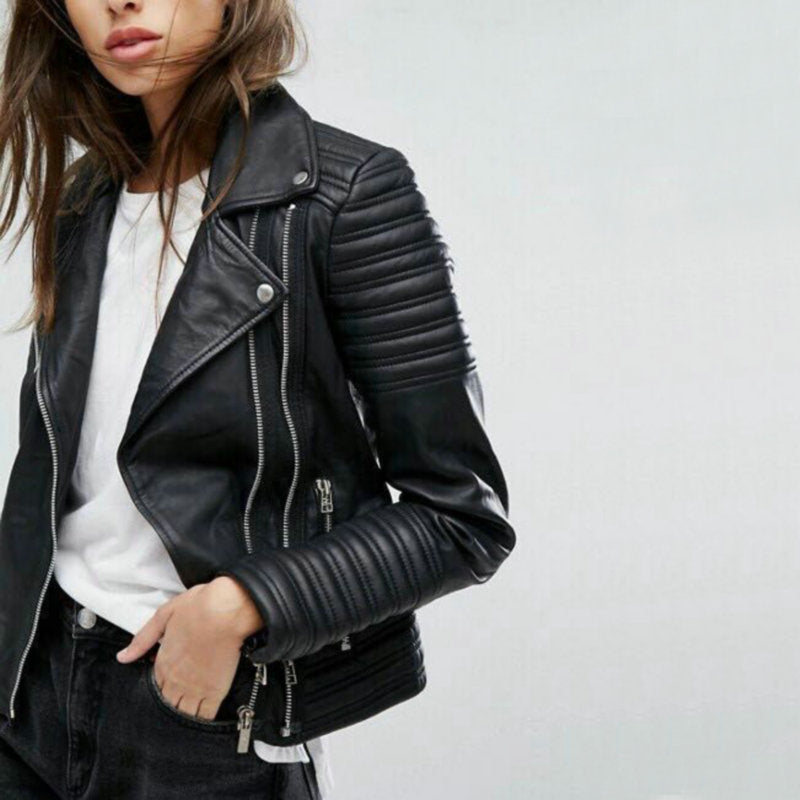 GR | Women's biker leather jacket: 2024 edition