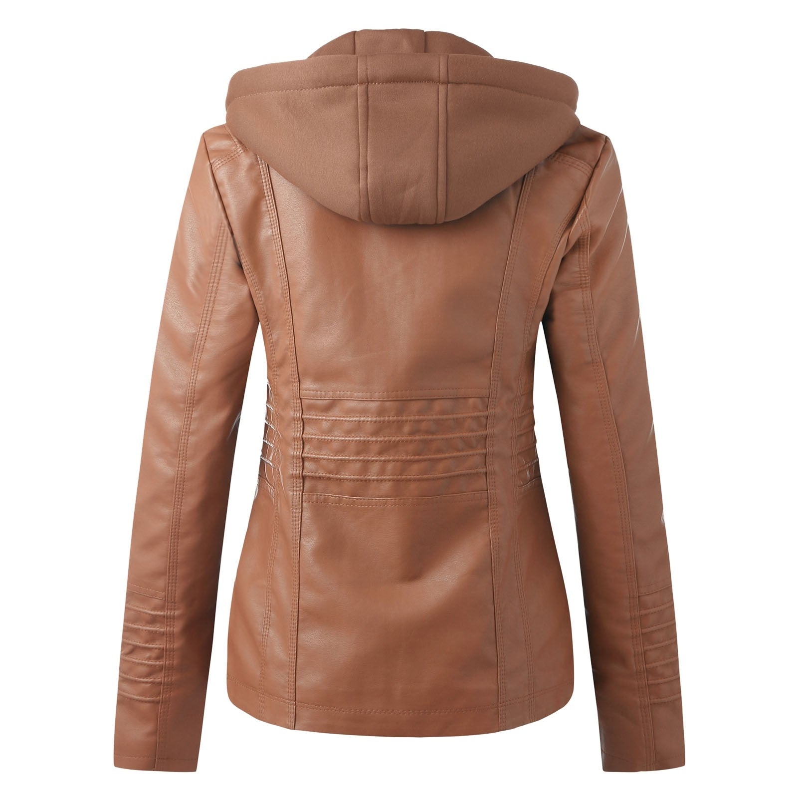 GR | Designer Leather Jacket with Hood